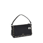 Valentino Garavani– Rockstud Zip-Up Leather Shoulder Bag