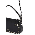 Valentino Garavani– Rockstud Zip-Up Leather Shoulder Bag