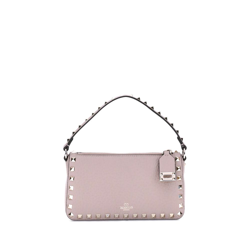 Valentino Garavani – Rockstud Zip-Up Leather Shoulder Bag