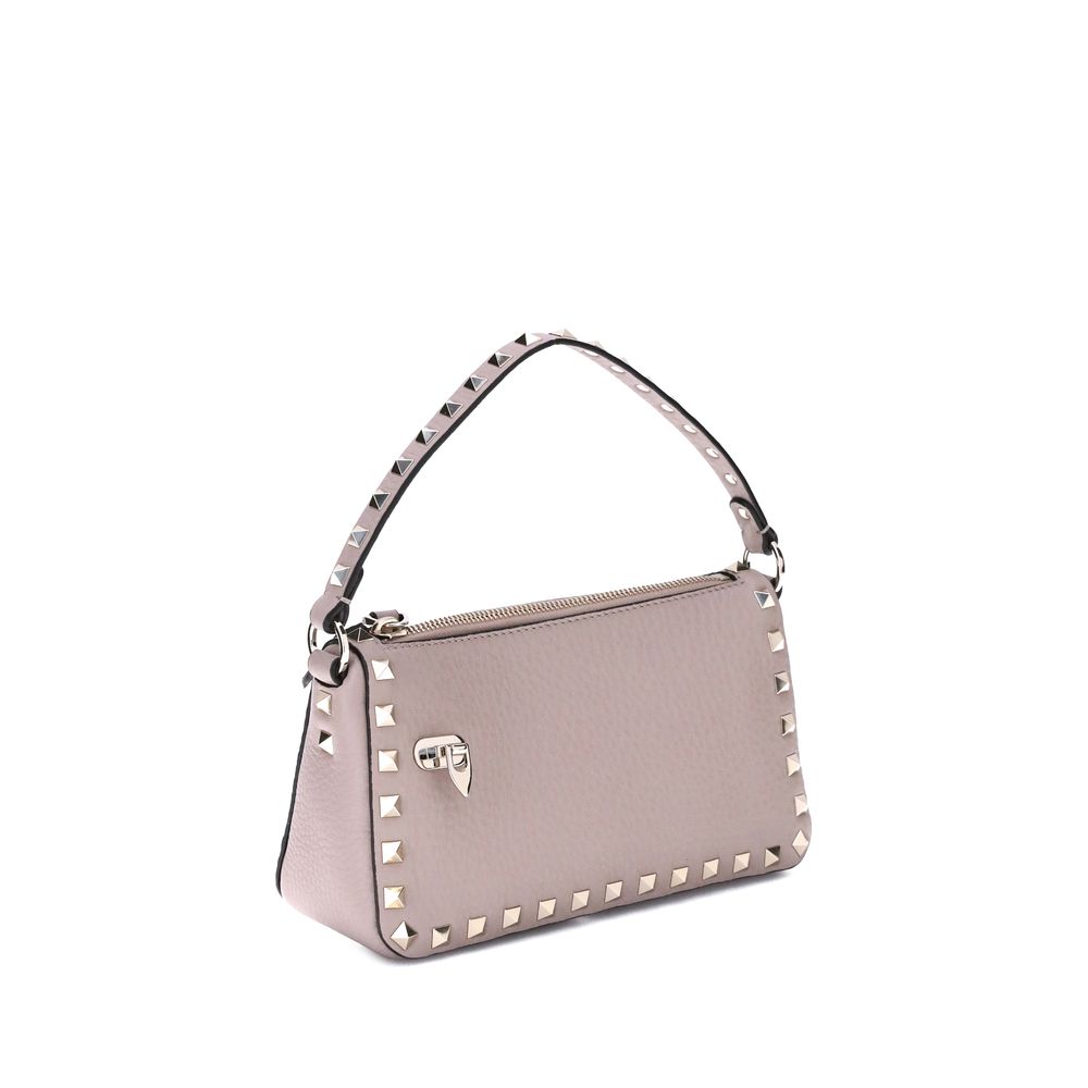 Valentino Garavani – Rockstud Zip-Up Leather Shoulder Bag