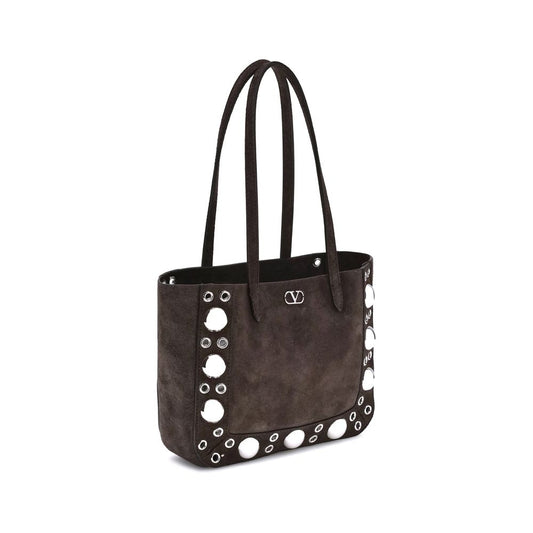 Valentino Garavani – Nellcôte Suede Tote Bag in Brown