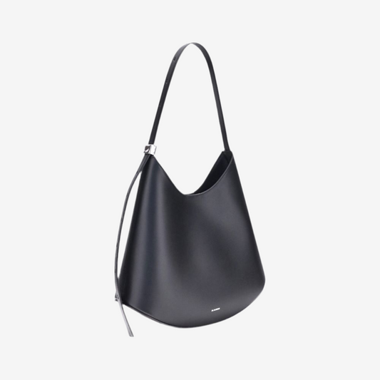 Jil Sander – Eldorado Medium Shoulder Bag in Black