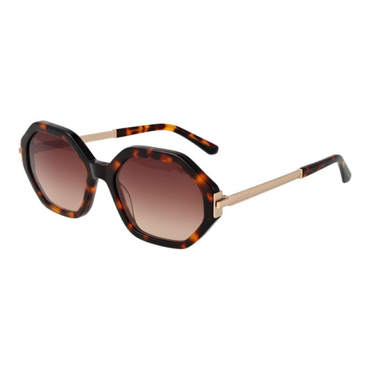 Sandro – Brown Oval Gradient Sunglasses