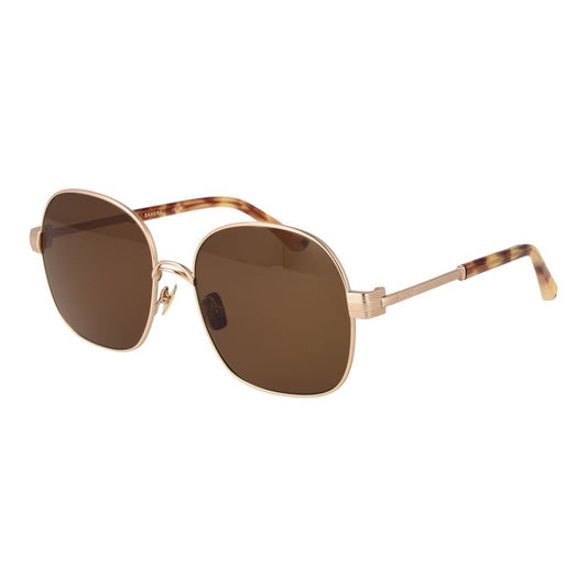 Sandro – Gold Round Sunglasses