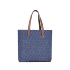 Fendi – Embroidered Denim FF Pattern Tote Bag