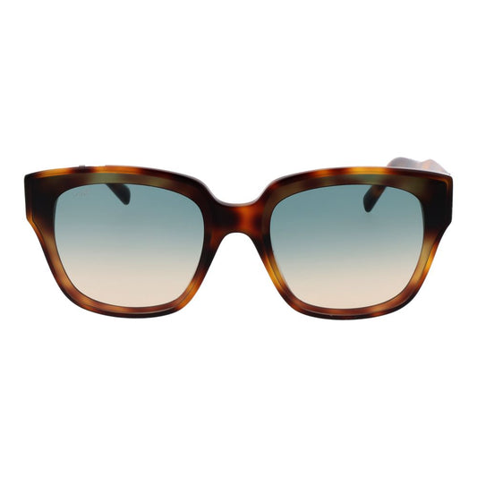 Tod’s – Brown Rectangle Full-Rim Sunglasses