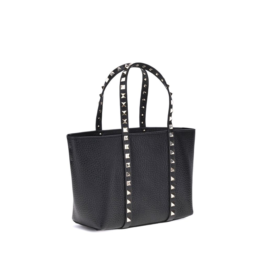 Valentino Garavani – Small Rockstud Leather Tote Bag