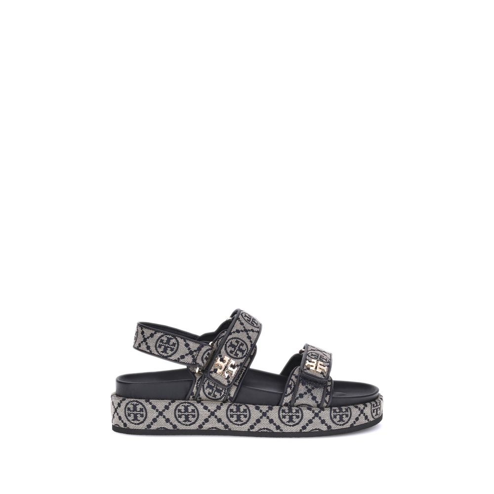 Tory Burch – Kira Monogram Jacquard Sporty Sandals