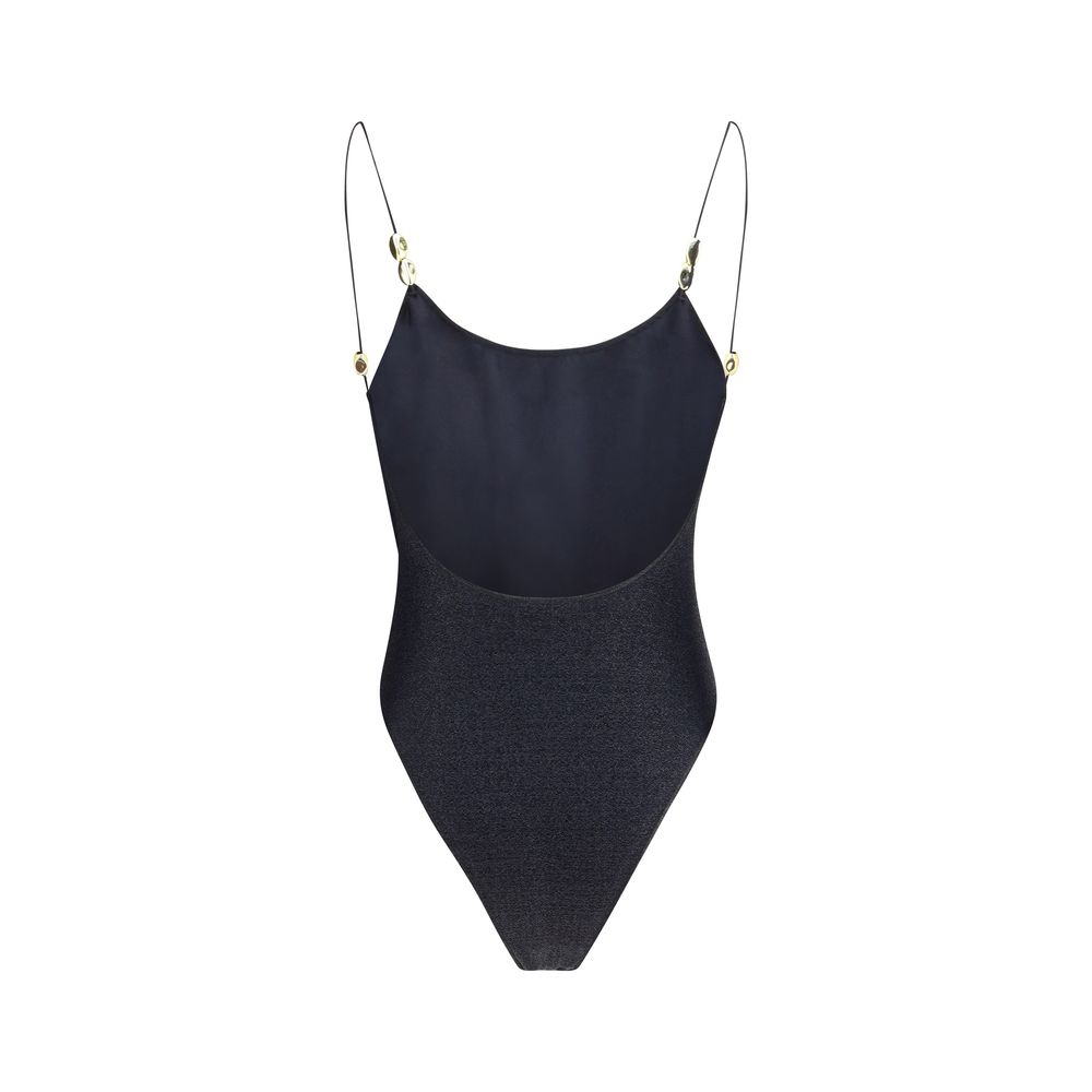 Oséree - Black Polyamide One-Piece Swimsuit