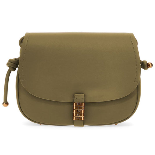Pinko – Green Leather Crossbody Bag