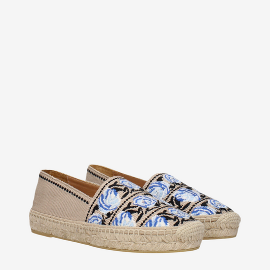 Prada – Beige Fabric Espadrilles