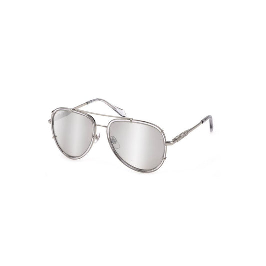 Just Cavalli – Silver Metal Teardrop Sunglasses