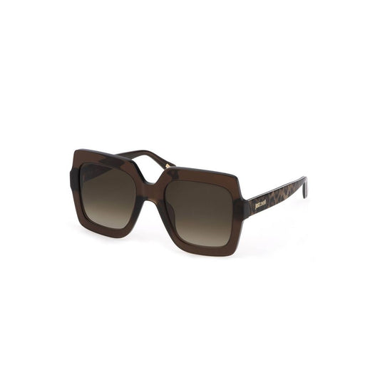 Just Cavalli – Brown Square Plastic Sunglasses