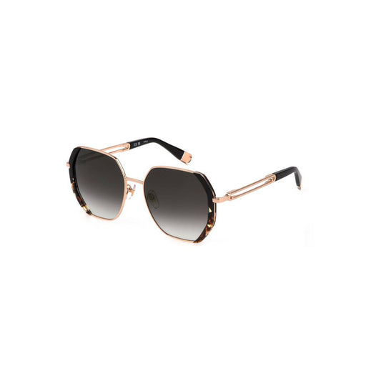 Furla – Gold Square Metal Sunglasses