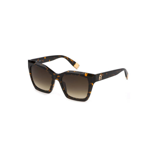 Furla – Brown Square Acetate Sunglasses