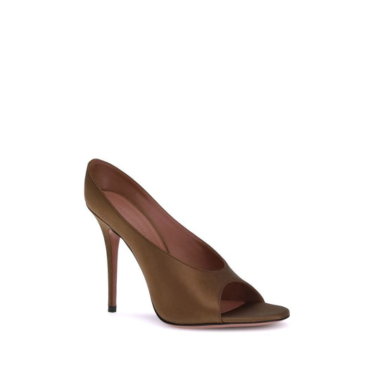 Amina Muaddi – Anok Satin Sandals