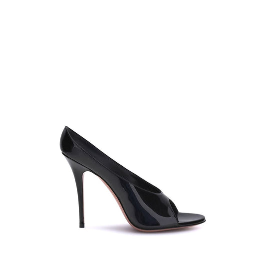 Amina Muaddi – Anok Leather Sandals