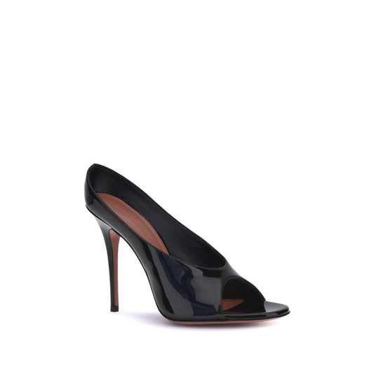 Amina Muaddi – Anok Leather Sandals