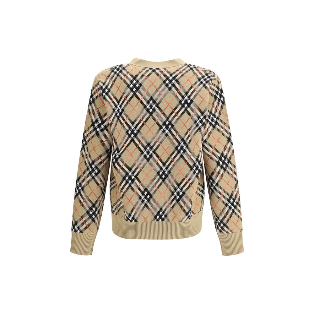 Burberry - Beige Wool Cardigan