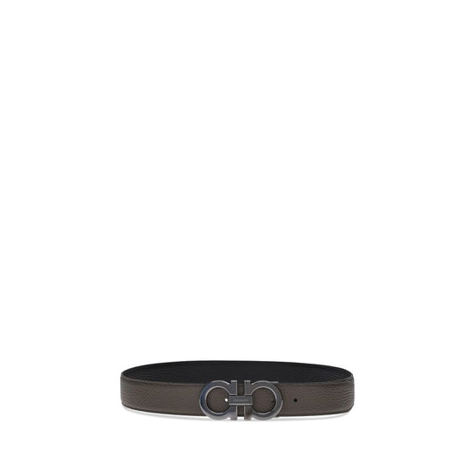 Salvatore Ferragamo – Reversible Gancini Leather Belt
