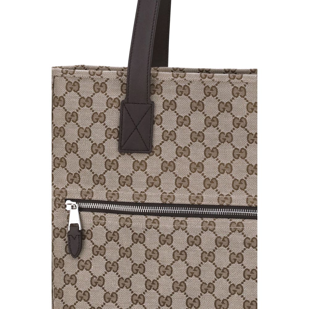 Gucci – GG Canvas Tote Bag with Web Detail