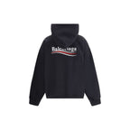 Balenciaga - Black Cotton Sweatshirt