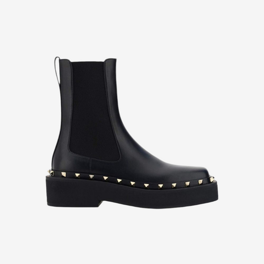 Valentino Garavani – Rockstud M-Way Leather Ankle Boots