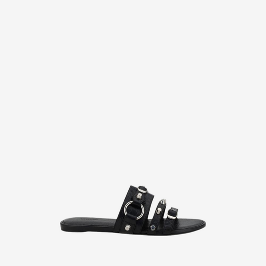 Balenciaga – Studded Leather Flat Sandals