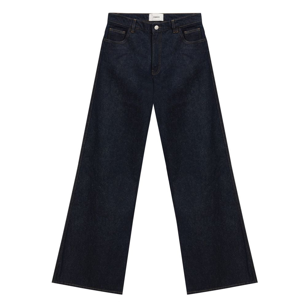 Coperni - Blue Cotton High-Waisted Jean