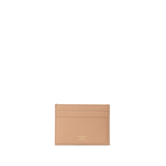 Balenciaga – Beige Leather Cardholder