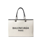 Balenciaga – Gray Cotton Tote Bag