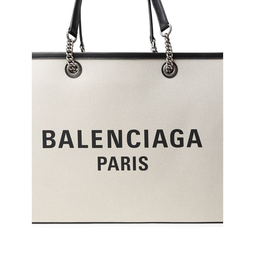 Balenciaga – Gray Cotton Tote Bag