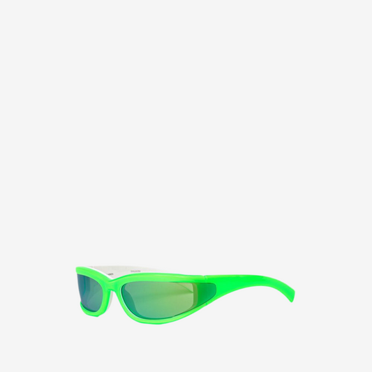 Bottega Veneta – Green Acetate Sunglasses