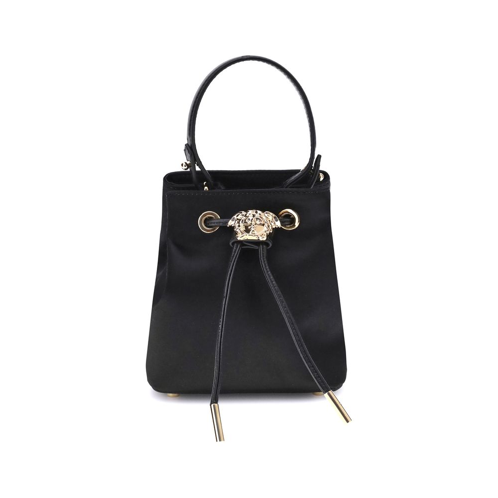Versace – La Medusa Satin Bucket Bag