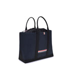 Thom Browne – Leather Tool Tote Bag in Navy