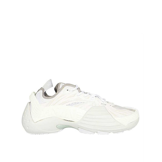 Lanvin – Flash-X White Polyurethane Sneakers