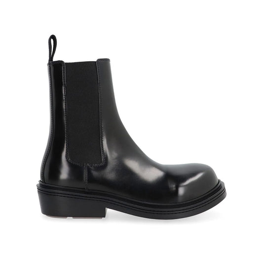 Bottega Veneta – Fireman Leather Ankle Boots
