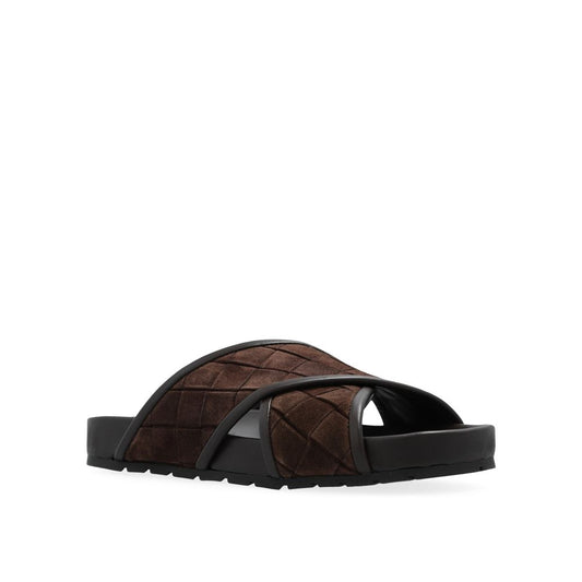 Bottega Veneta – Tarik Leather Criss Cross Sandals