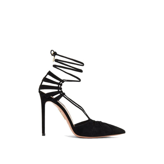 Aquazzura – Bellissima 105 Lace-Up Pumps