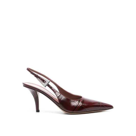 Paris Texas – Jessica Rouge Noir Slingback Pumps