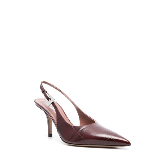 Paris Texas – Jessica Rouge Noir Slingback Pumps