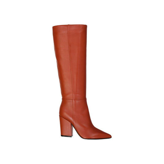 Sergio Rossi – Brown Leather Heel Boots