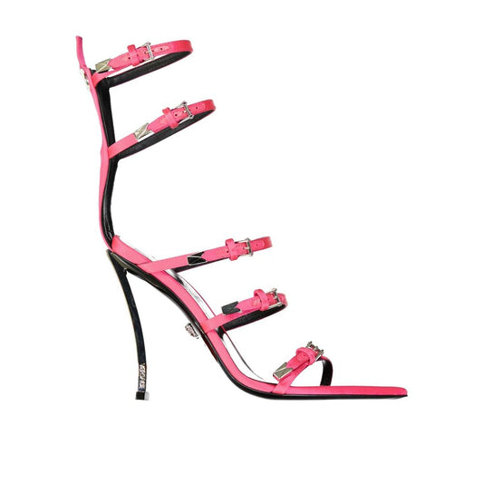 Versace – Pink Silk Sandals