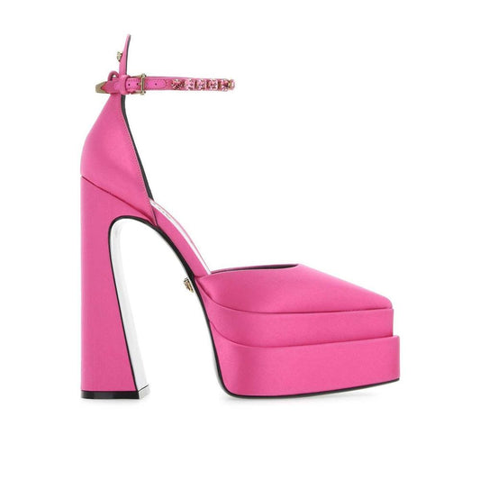 Versace – Silk Satin High-Heel Sandals