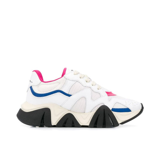Versace – Squalo Leather Mesh Sneakers