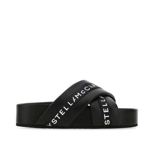 Stella McCartney – Black Logo Slides
