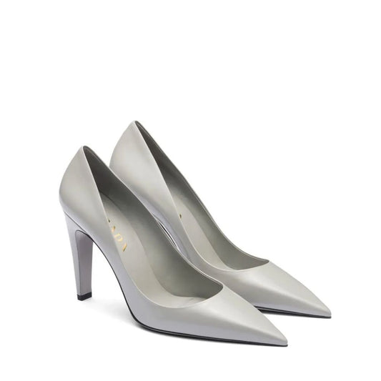 Prada – Brushed Leather Pumps