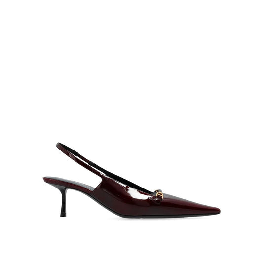 Saint Laurent – Carine Leather Slingback Pumps