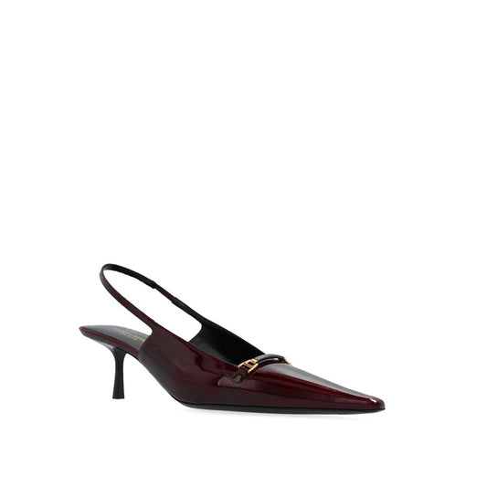 Saint Laurent – Carine Leather Slingback Pumps