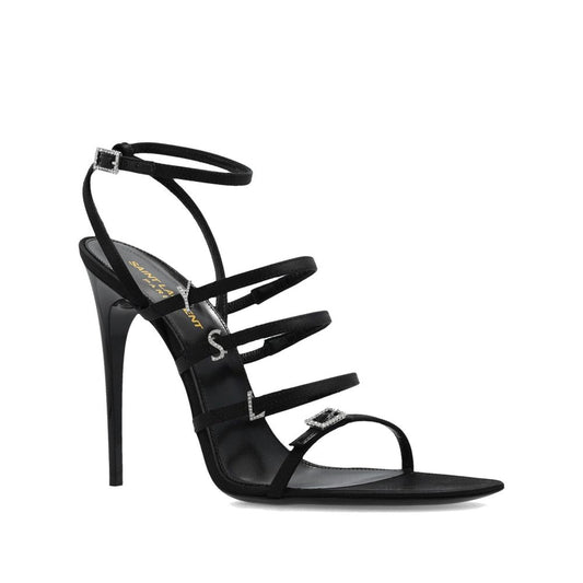 Saint Laurent – Jerry Satin Sandals